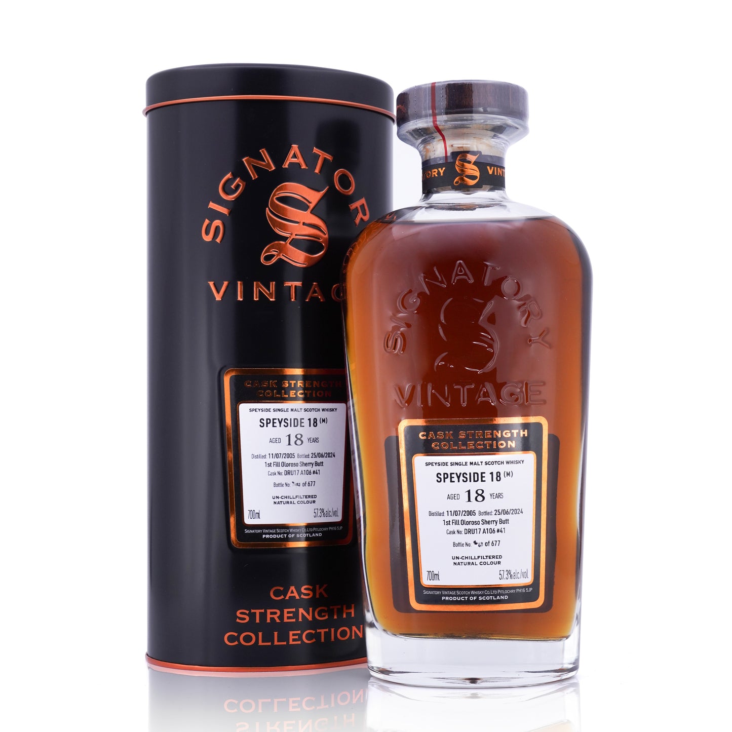 Speyside (M) 18 Years Old 2005/2023 #DRU 17/A106 #41 StandarD 57.3% 700ml