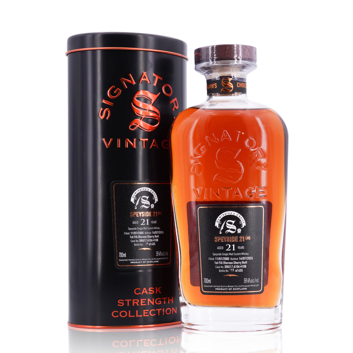 Speyside(M) 21 Years Old 2005/2026 #108 Symington's Choice 59.4% 700ml