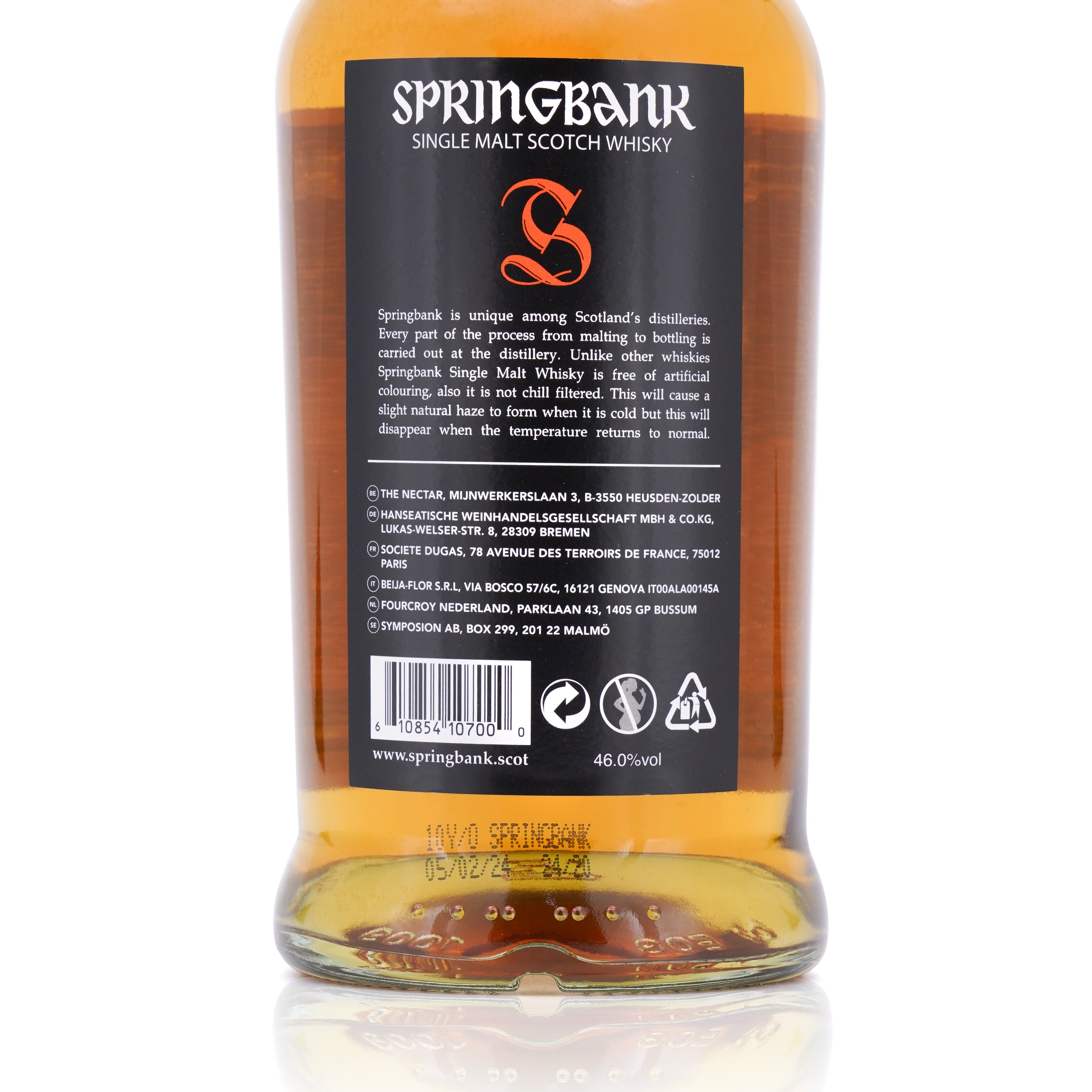 Springbank 10 Year Old Winter 2024 700 - Compass Wines