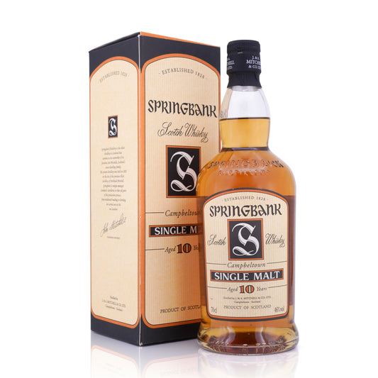 Springbank 10 Years Old Campbeltown Single Malt Whisky (Old Bottling) 46% 700ml