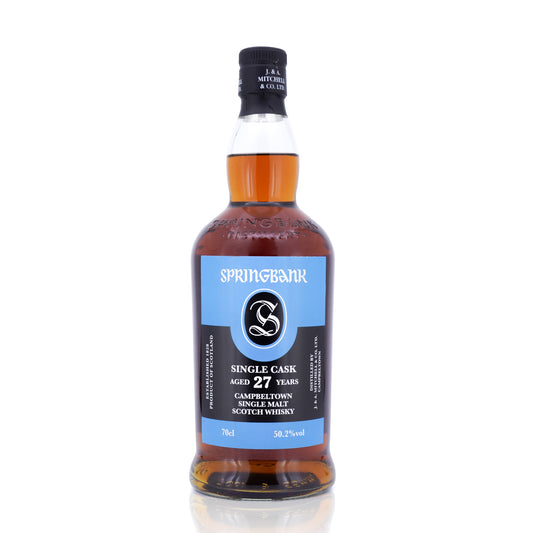 Springbank 27 Year Old 1996/2024 Refill Sherry Hogshead Single Cask 50.2% 700ml