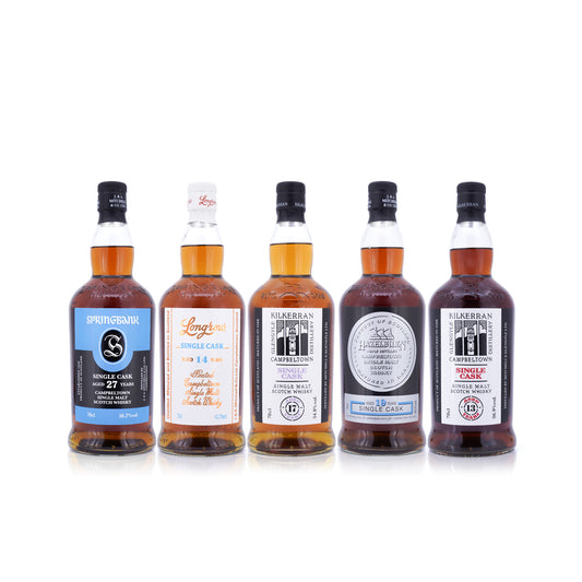 Springbank 27/Longrow 14/Kilkerran 17/Hazelburn 19/Kilkerran 13    5x700ml