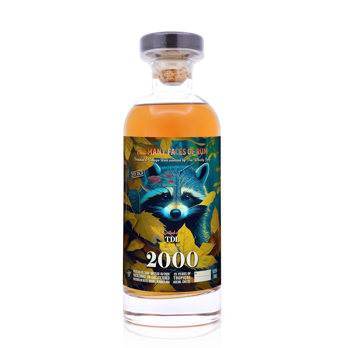 TDL Rum 25 Years Old 2000/2025 The Whisky Jury Many Faces of Rum #4 53 ...