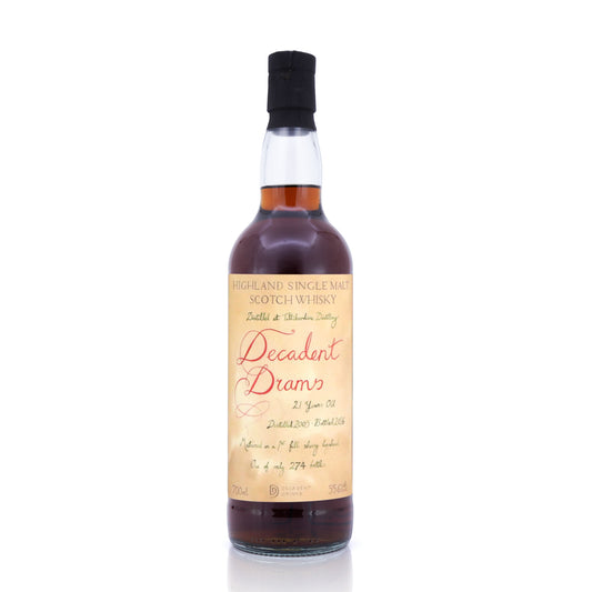 Tullibardine 21 Years Old 2005/2026 Years Old Decadent Drinks 55.6% 700ml