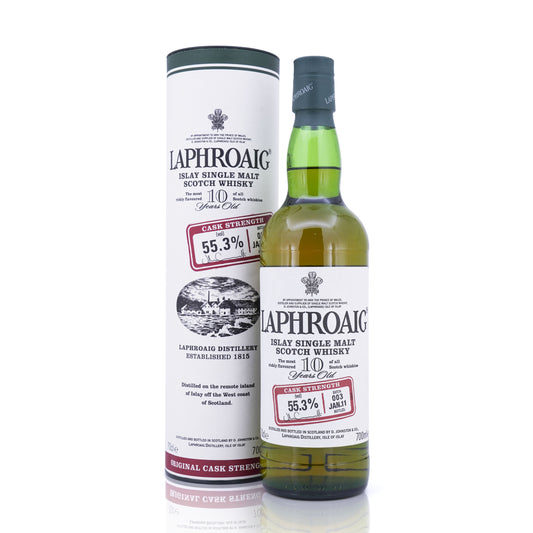 Laphroaig 10 Years Old lslay Single Malt Scotch Whisky Batch 003 55.3% 700ml