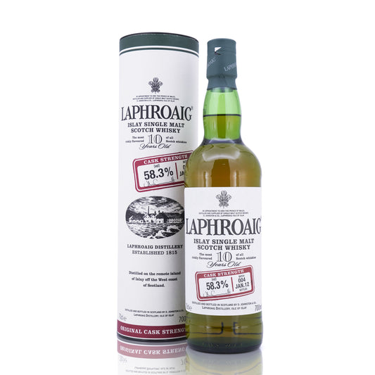 Laphroaig 10 Years Old lslay Single Malt Scotch Whisky Batch 004 58.3% 700ml