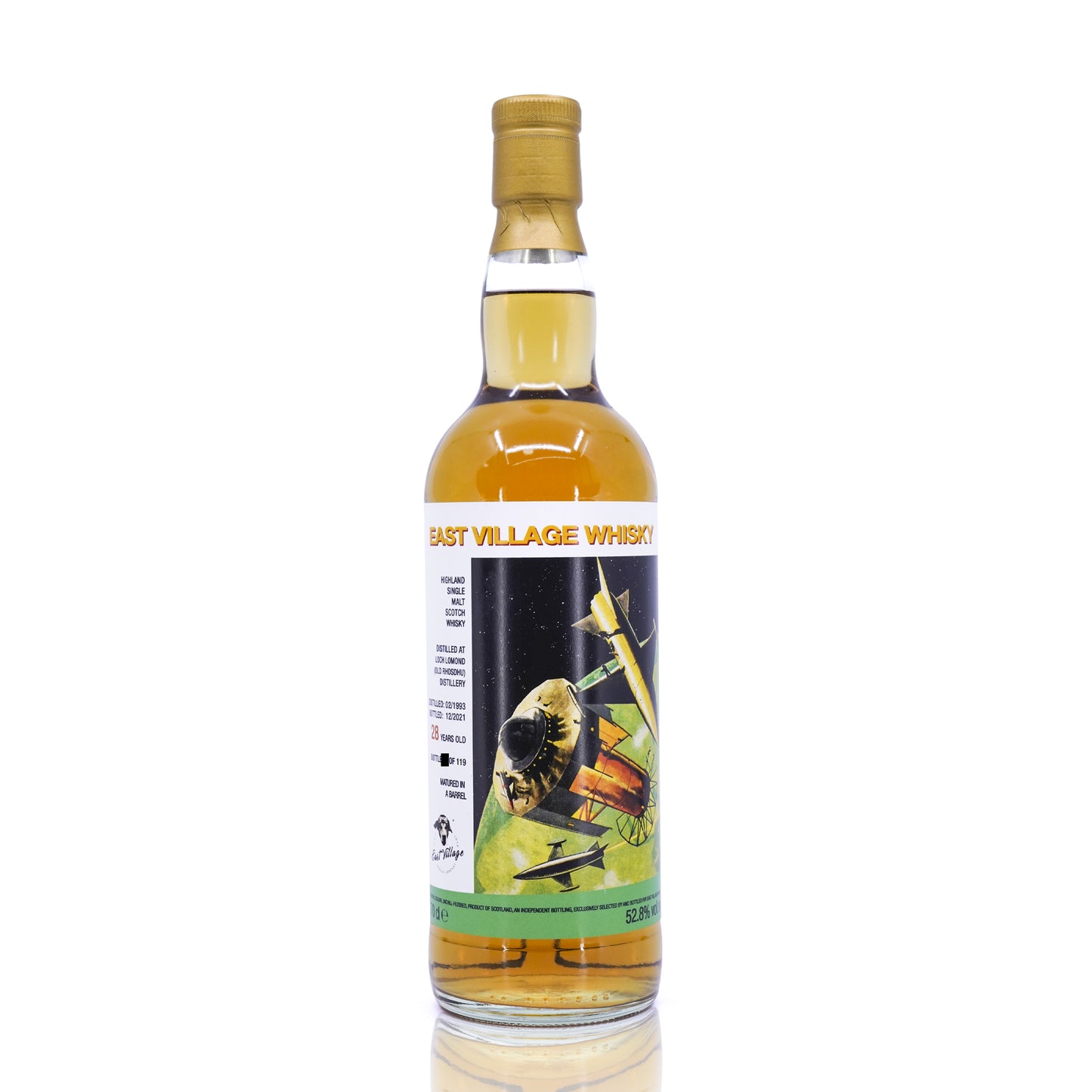 Old Rhosdhu (Loch Lomond) 28 Years Old 1993/2021 Barrel East Village Whisky Company (EVWC) 52.8%