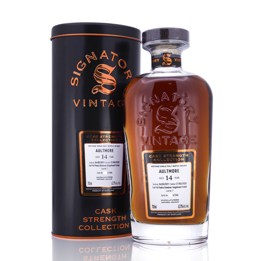 Aultmore 14 Years Old 2011/2025 1st Fill Pedro Ximénez Hogshead Finish #7 Cask strength Collection Signatory Vintage