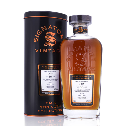 Isle of Jura 16 Years Old 2009/2025 1st Fill Oloroso Sherry Butt #16 Cask strength Collection Signatory Vintage