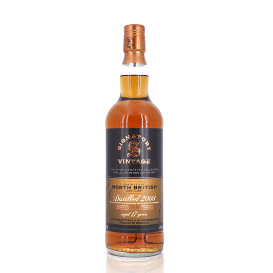 North British 17 Years Old 2008/2026 UCF Signatory Vintage 46% 700ml