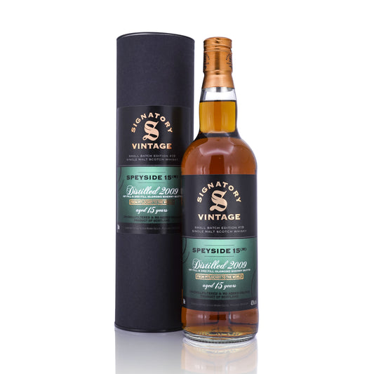 Speyside (M) 15 Years Old 2009/2025 1st & 2nd Fill Oloroso Sherry Butt Small Batch Edition #19 Signatory Vintage