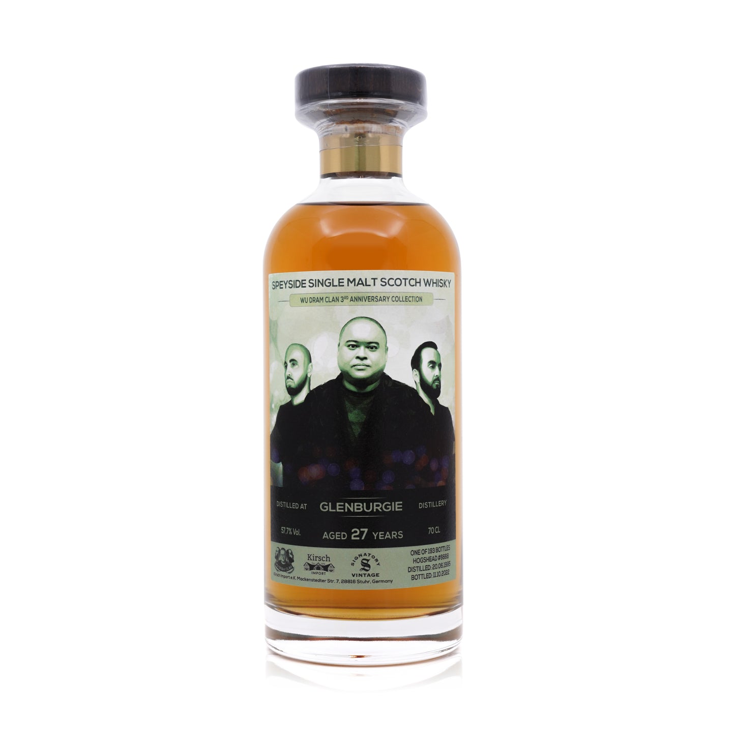 Caperdonich 22 Years /Glenburgie 27 Years/Unnamed Islay 30 Years Wu Dram Clan 3rd Anniversary Signatory Vintage Collections
